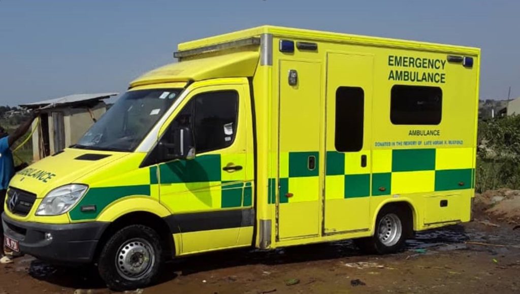 North Ankole Diocese Ambulance.